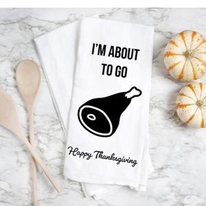 Thanksgiving Kitchen Tea Towel Kanye West Jay Z